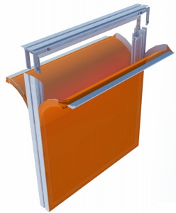 TexFrame 45 Натяжение ткани на несветовой короб для рекламы